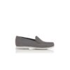 MONACO Grey Suede Boat Shoes