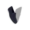 MONACO Navy Blue Suede Boat Shoes