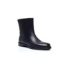 MOTOSA Black Calf Leather Ankle Boots