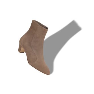 MYCONIA Light Brown Suede Ankle Boots