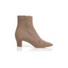 MYCONIA Light Brown Suede Ankle Boots