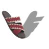 NELLO Dark Red Suede Blanket Stitch Sandals