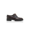 NORTON Dark Brown Calf Leather Lace Up Shoes