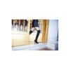 PASCALAREHI Black Suede Fitted Thigh High Boots