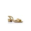 PATOPIA Gold Nappa Leather Slingback Sandals