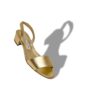 PATOPIA Gold Nappa Leather Slingback Sandals