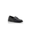 PERRY Black Calf Leather Penny Loafers