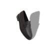 PERRY Black Calf Leather Penny Loafers
