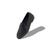 PERRY Black Calf Leather Penny Loafers