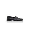 PERRY Black Calf Leather Penny Loafers