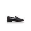 PERRY Black Calf Leather Penny Loafers