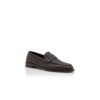 PERRY Dark Brown Calf Leather Penny Loafers