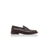 PERRY Dark Brown Calf Leather Penny Loafers