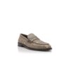 PERRY Lizard Print Calf Leather Penny Loafers