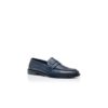 PERRY Navy Blue Calf Leather Penny Loafers
