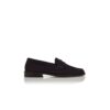 PERRY Navy Blue Suede Penny Loafers