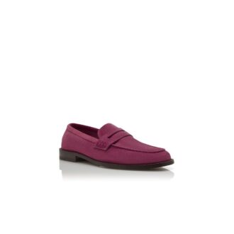 PERRY Pink Suede Penny Loafers