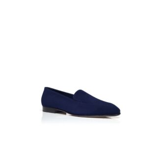 PITAKA Navy Blue Suede Loafers