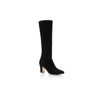 PITANA Black Suede Knee High Boots