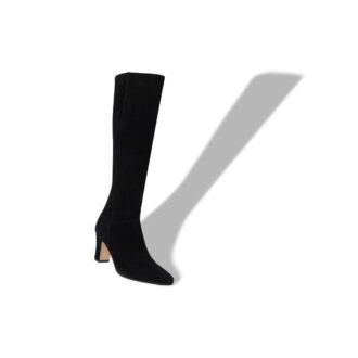 PITANA Black Suede Knee High Boots