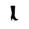 PITANA Black Suede Knee High Boots