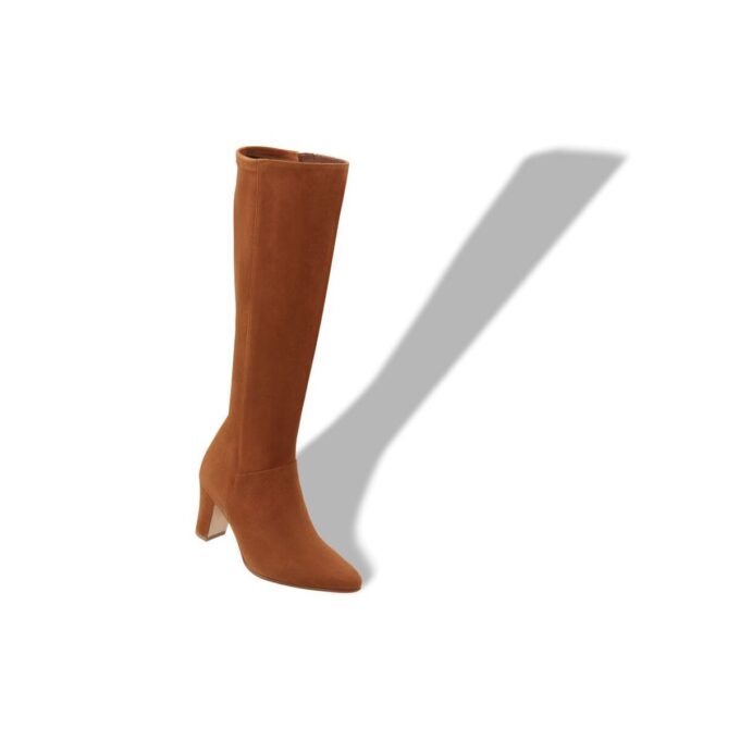 PITANA Brown Suede Knee High Boots