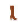 PITANA Brown Suede Knee High Boots