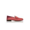 PLYMOUTH Pink Suede Penny Loafers