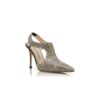 POLIGNAC Lizard Print Calf Leather T-Bar Pumps