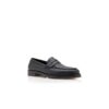 RANDY Black Calf Leather Penny Loafers