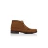 RHINEBECK Brown Calf Suede Ankle Boots