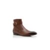 RICHMOND Brown Calf Leather Ankle Boots