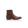 RICHMOND Brown Calf Leather Ankle Boots