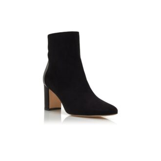 ROSIE Black Suede Ankle Boots