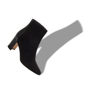 ROSIE Black Suede Ankle Boots