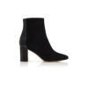 ROSIE Black Suede Ankle Boots