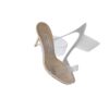 SCOLTO Clear ECO PVC Open Toe Mules