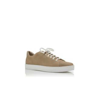 SEMANADO Beige Suede Low Cut Sneakers