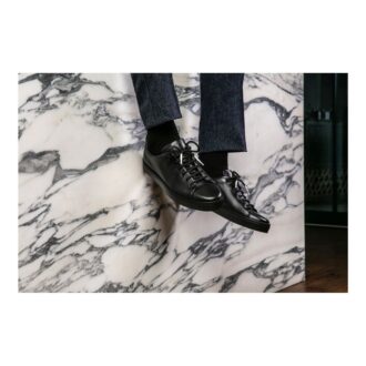 SEMANADO Black Calf Leather Sneakers