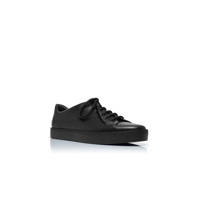 SEMANADO Black Calf Leather Sneakers