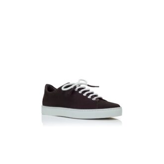 SEMANADO Dark Brown Suede Lace-Up Sneakers