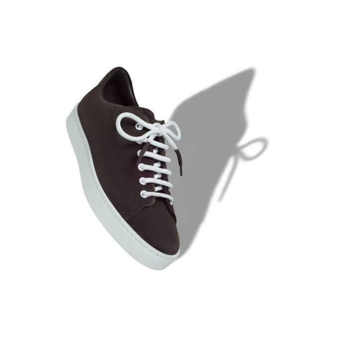 SEMANADO Dark Brown Suede Lace-Up Sneakers
