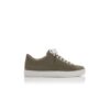 SEMANADO Khaki Suede Lace-Up Sneakers
