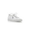 SEMANADO White Calf Leather Low Cut Sneakers