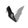 SOKOSO Black Nappa Leather Pumps