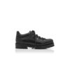STELVIO Black Calf Leather Lace-Up Boots