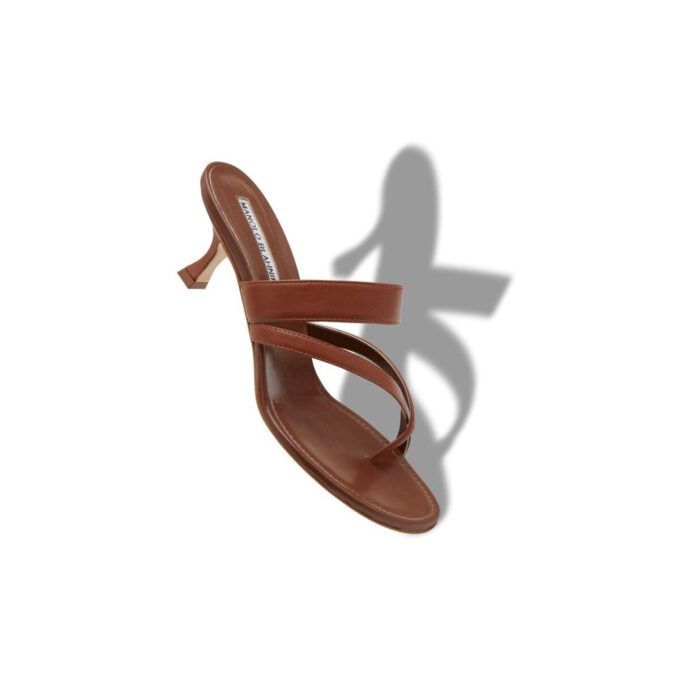 SUSA Brown Nappa Leather Mules