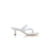 SUSA White Nappa Leather Mules
