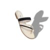 SUSARA Cream Raffia Flat Sandals