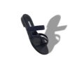 SUSARA Navy Blue Raffia Flat Sandals